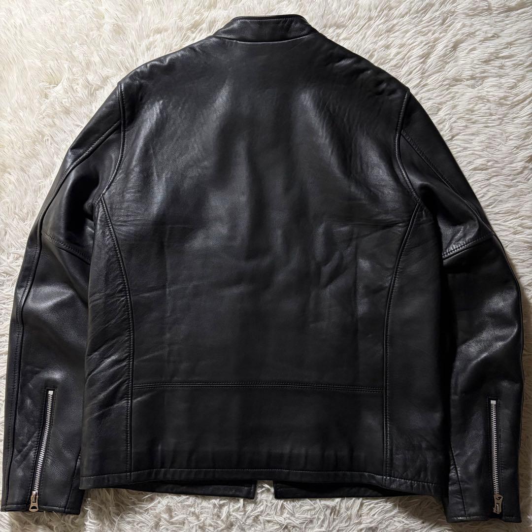 水*翔様 美品✨schott TAKEO KIKUCHI ラムレザー 羊革　黒