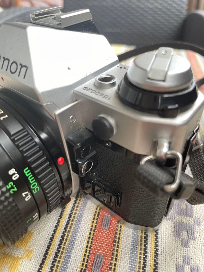 CANON AE-1 PROGRAM　50ｍｍ　グリップ、シグマzoomレンズ付