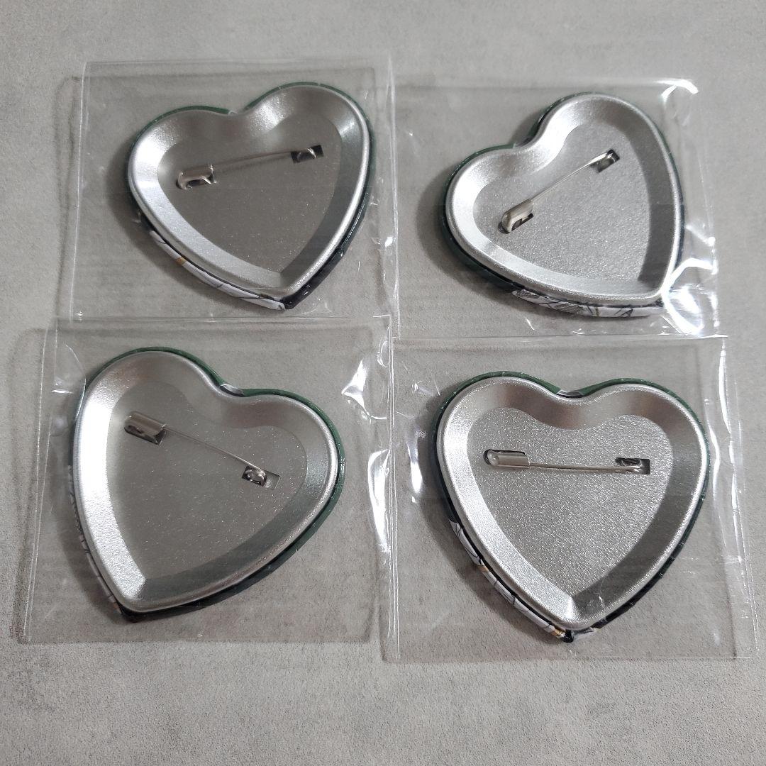 進撃の巨人　WIT STUDIO 　購入特典　ハート型缶バッジ　リヴァイ　全種