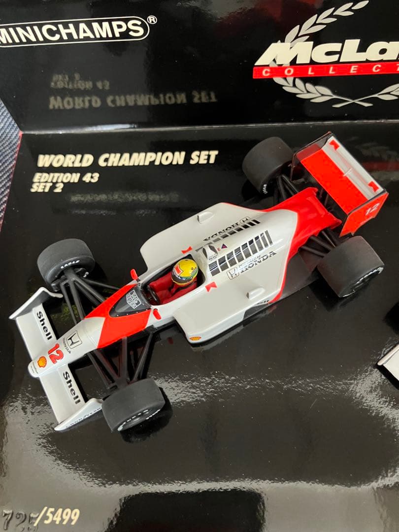 ミニチャンプスF1 1/43 McLaren MP4/4、MP/4/5