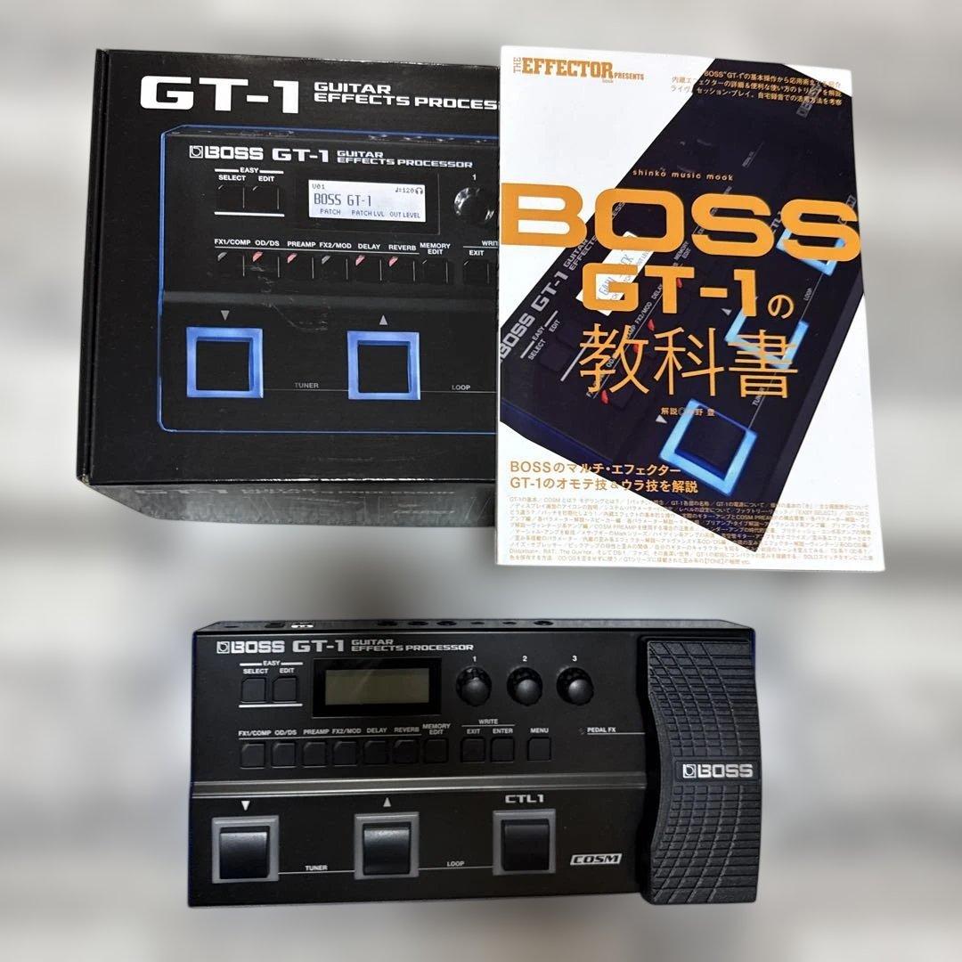 美品　BOSS GT-1 ギターマルチエフェクター&GT-1の教科書