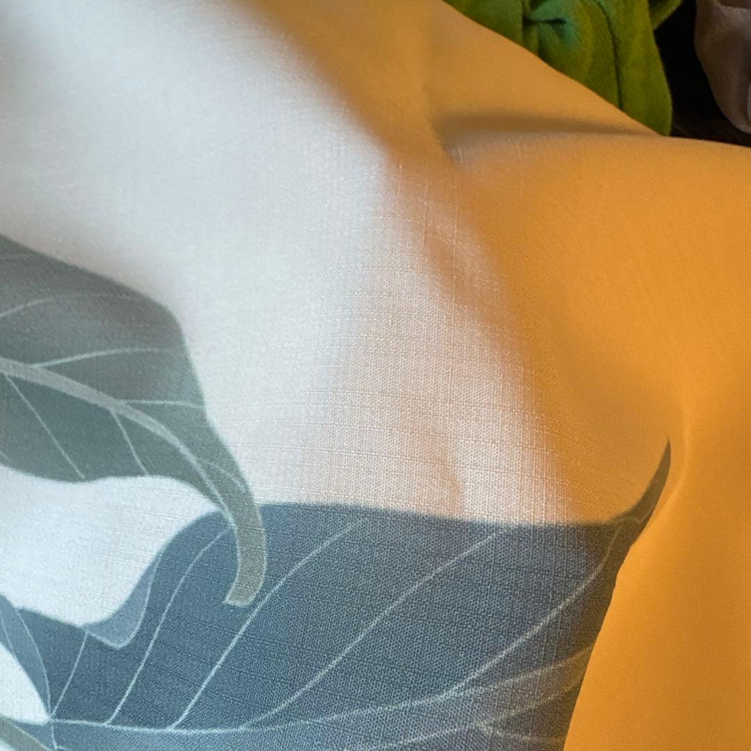 【未使用品】撫松庵 絵羽 カラー柄　単衣 夏着物 浴衣 仕立て上がり 単品