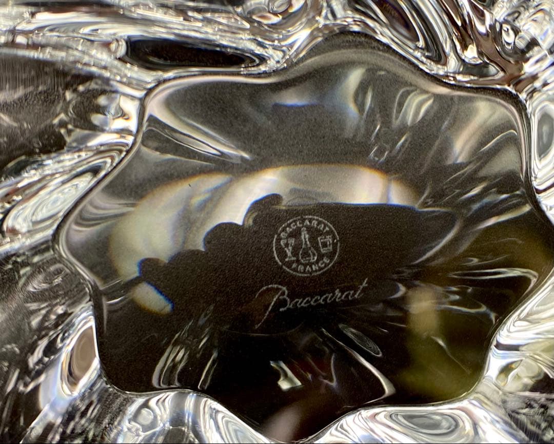 【美品】 Baccarat Cadixバカラ キャディックス 飾り皿 小物入れ