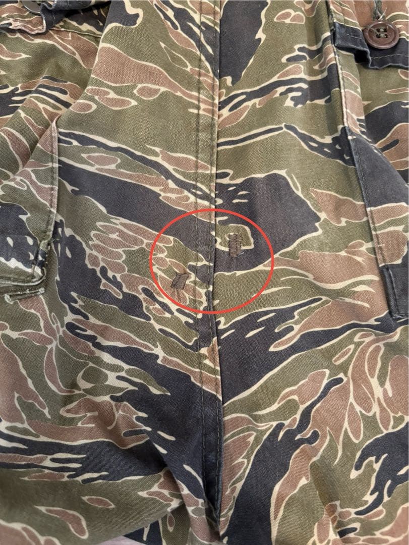 タイガーストライプ迷彩パンツ　ベトナム戦争