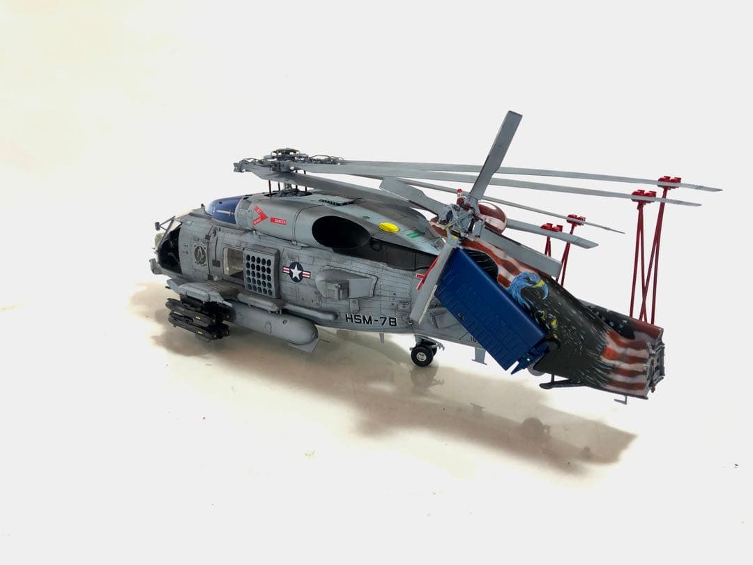 キティホークモデル1/35 MH-60R HSM-78 完成品　改造模型
