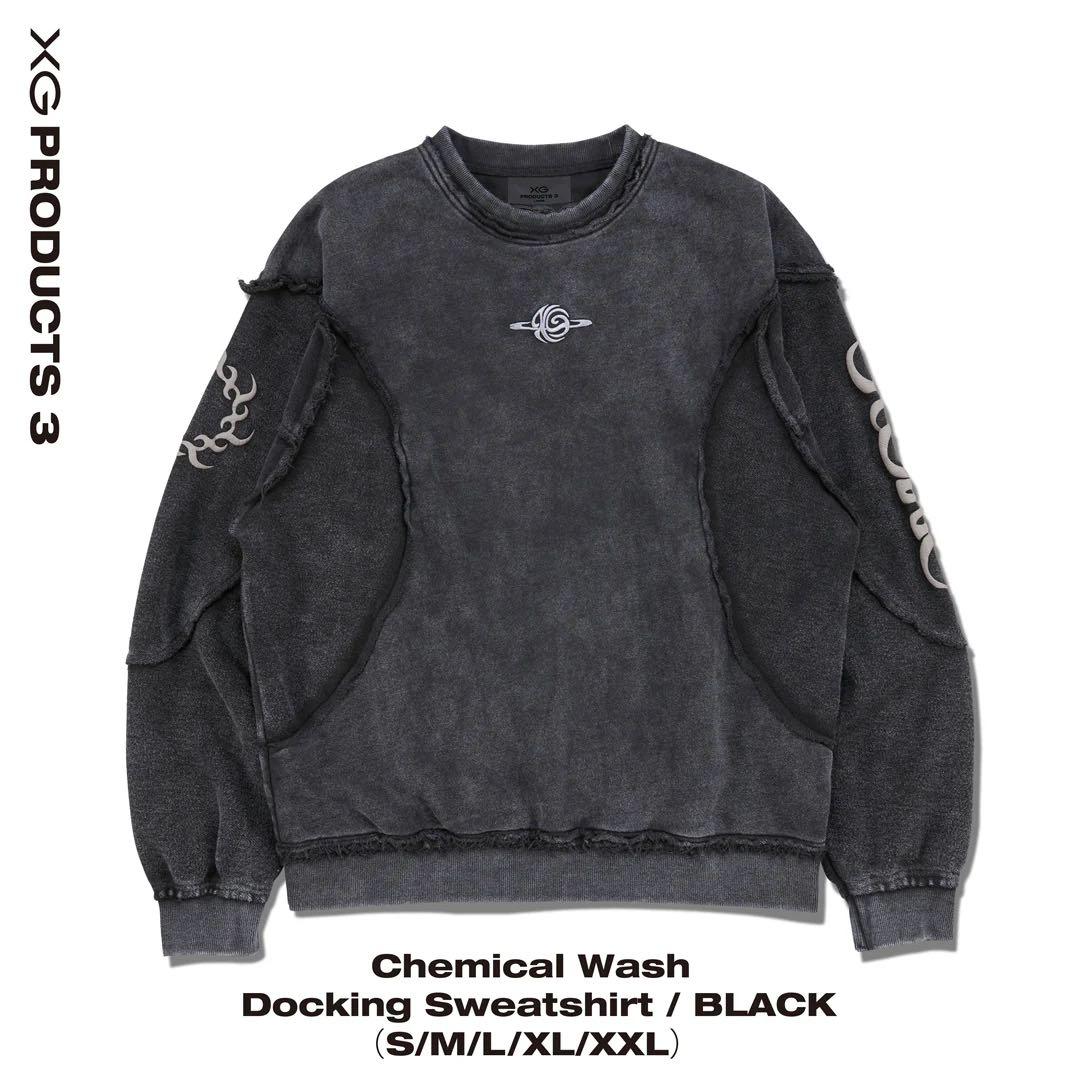 ミュージシャン XG Chemical Wash Docking Sweat (S)