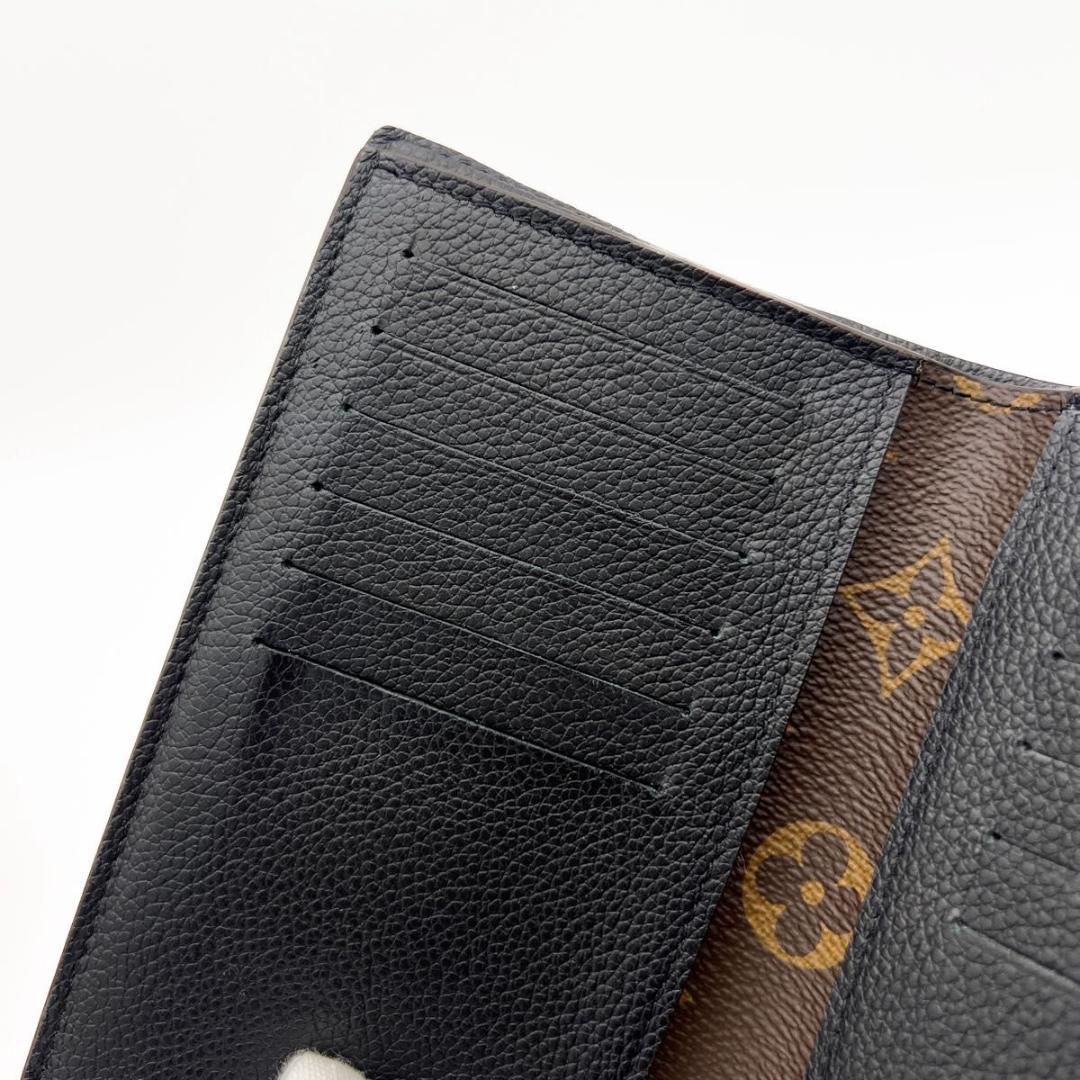 【美品】ヴィトン モノグラム ポルトフォイユ パラスコンパクト M60990 黒