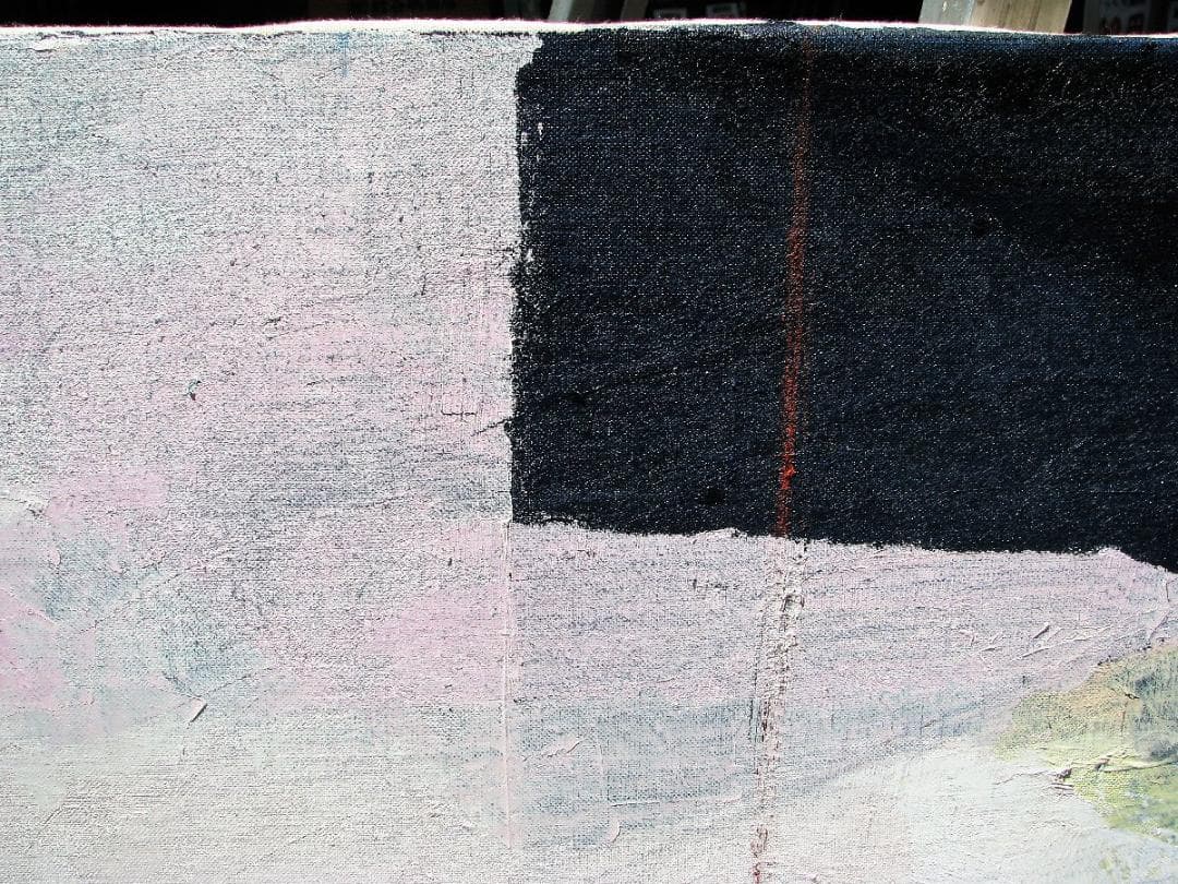 現代美術,赤曽部麻衣子「窓外」100号油彩,春陽展出品作