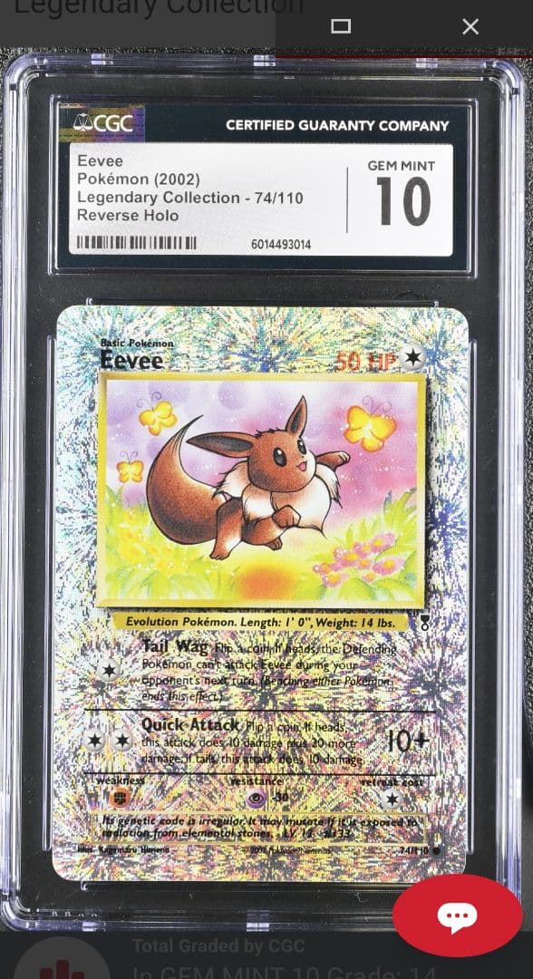 ※希少※【CGC10】イーブイ レジェンダリーコレクション 英語版 リバホロ