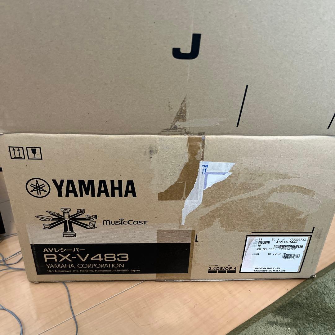YAMAHA AVレシーバー　RX-v483（箱、付属品あり）