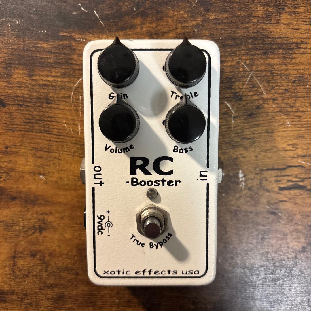 xotic effects RC Booster 初期型手書きシリアル