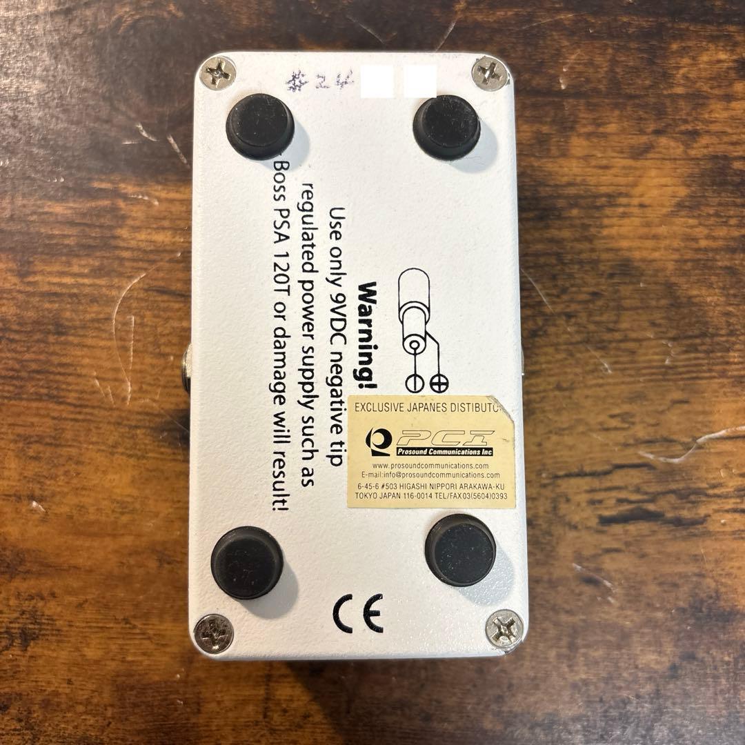 xotic effects RC Booster 初期型手書きシリアル