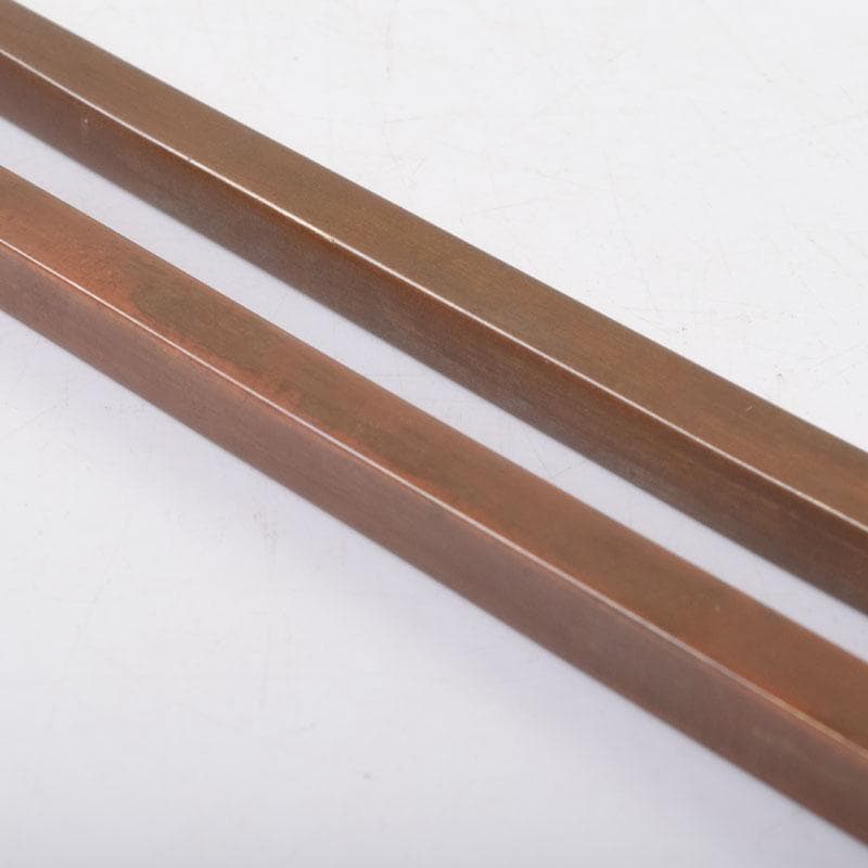 茶道具　銅製　鳥頭炉火箸　箱付　V　8684