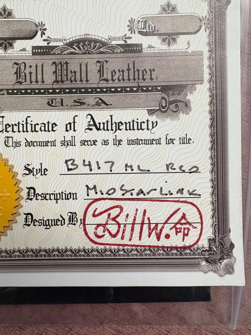 ビルウォールレザー ミッドスター　ブレスレット　バングル