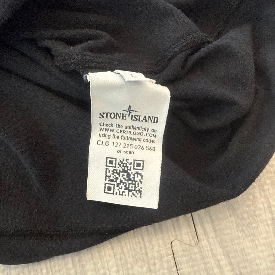 STONE  ブラック長袖シャツ