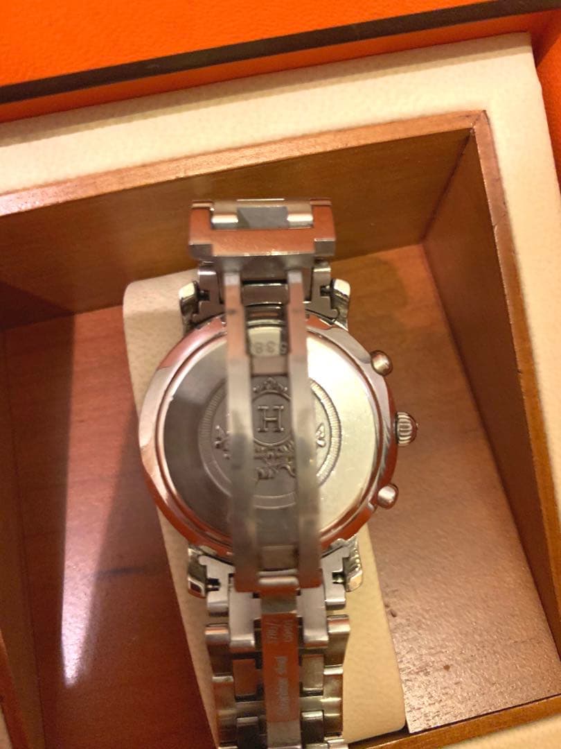 希少　HERMES エルメス  クリッパー　レディース　腕時計　シルバー