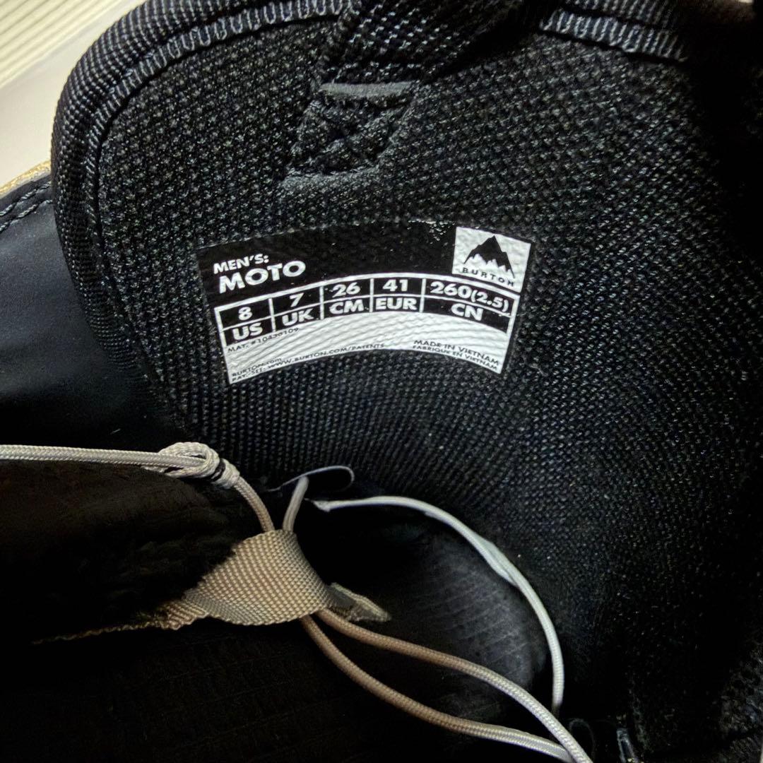 美品　Burton バートン　スノーボードブーツ　MOTOモト　男性用　26cm