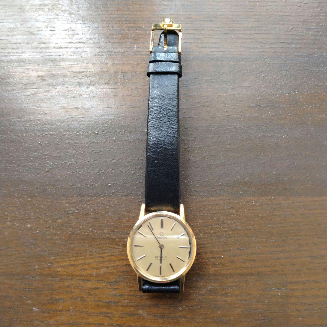 OMEGA オメガ 時計 ゴールド クオーツ　レディース