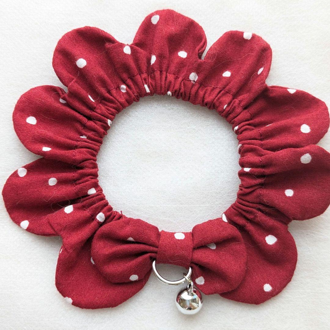 ♡にゃんこのザビエル首輪♡女の子カラー