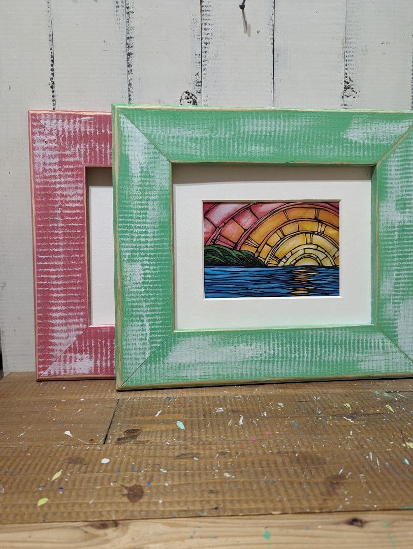 haru★苺様確認ページ　ヘザーブラウン　額縁　フレーム