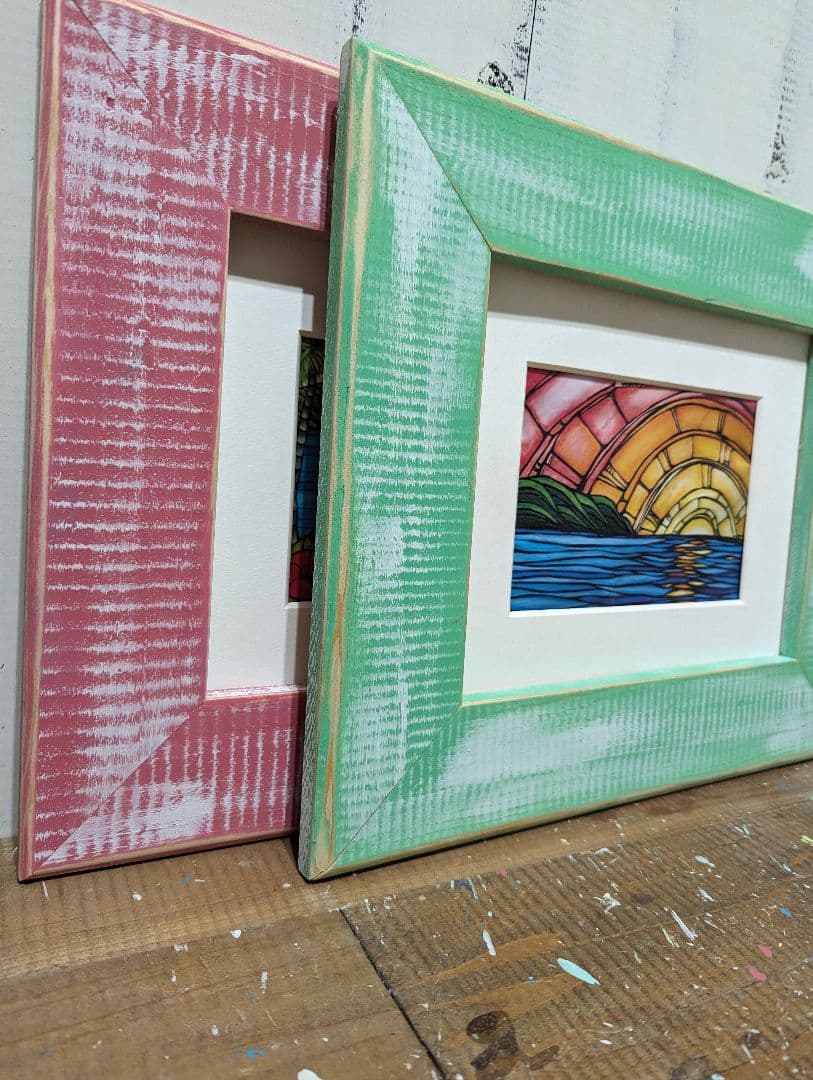 haru★苺様確認ページ　ヘザーブラウン　額縁　フレーム