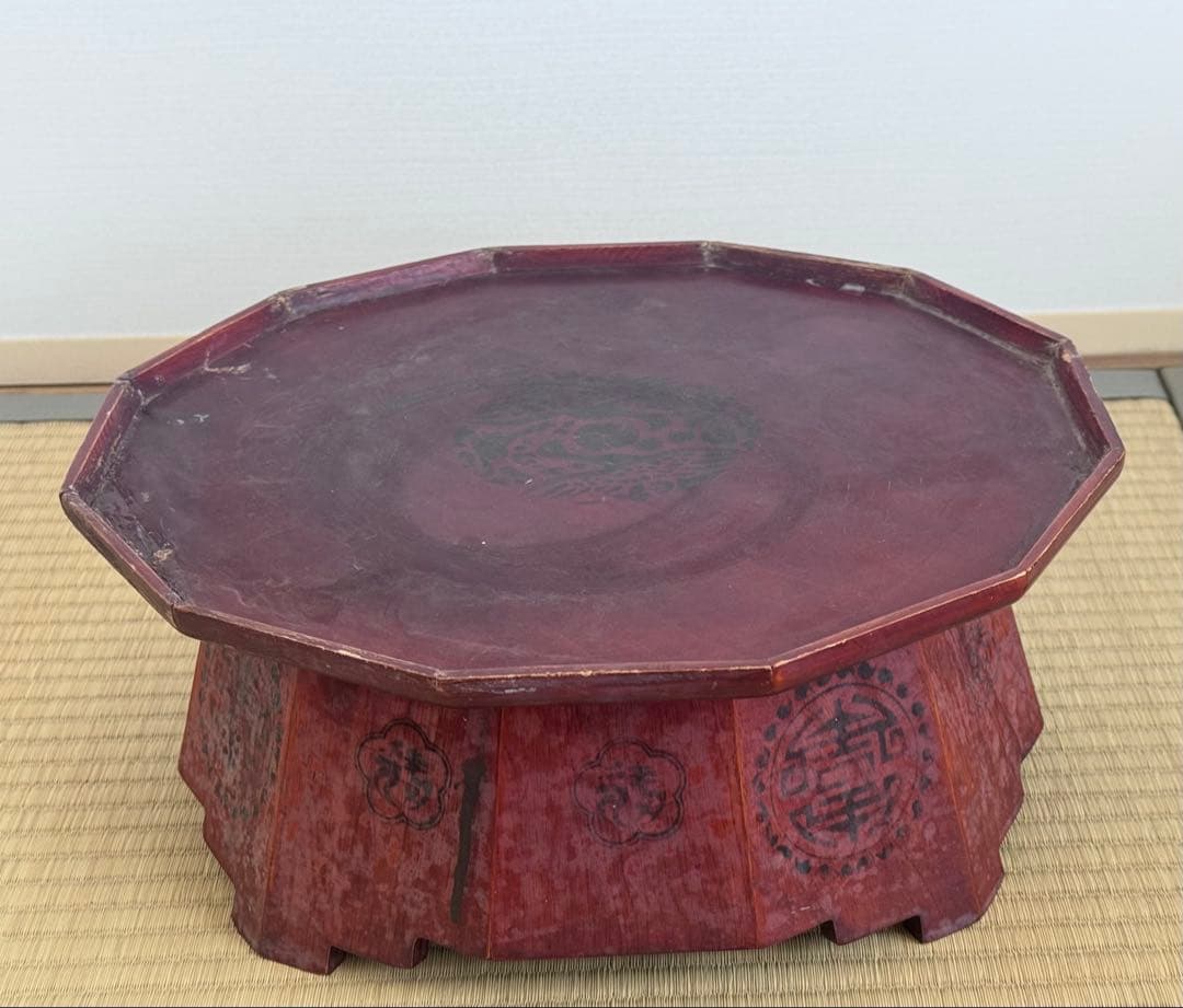 稀少品　朝鮮美術 李朝 煎茶盆 茶壺 李朝膳 中国茶 茶盤　羅州盤 小盤 ソバン