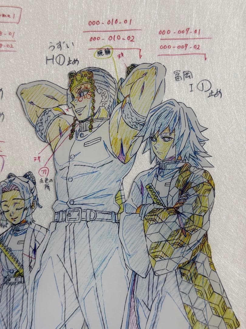 鬼滅の刃アクリル原画色紙 A4 ufotable SMASH OP集合