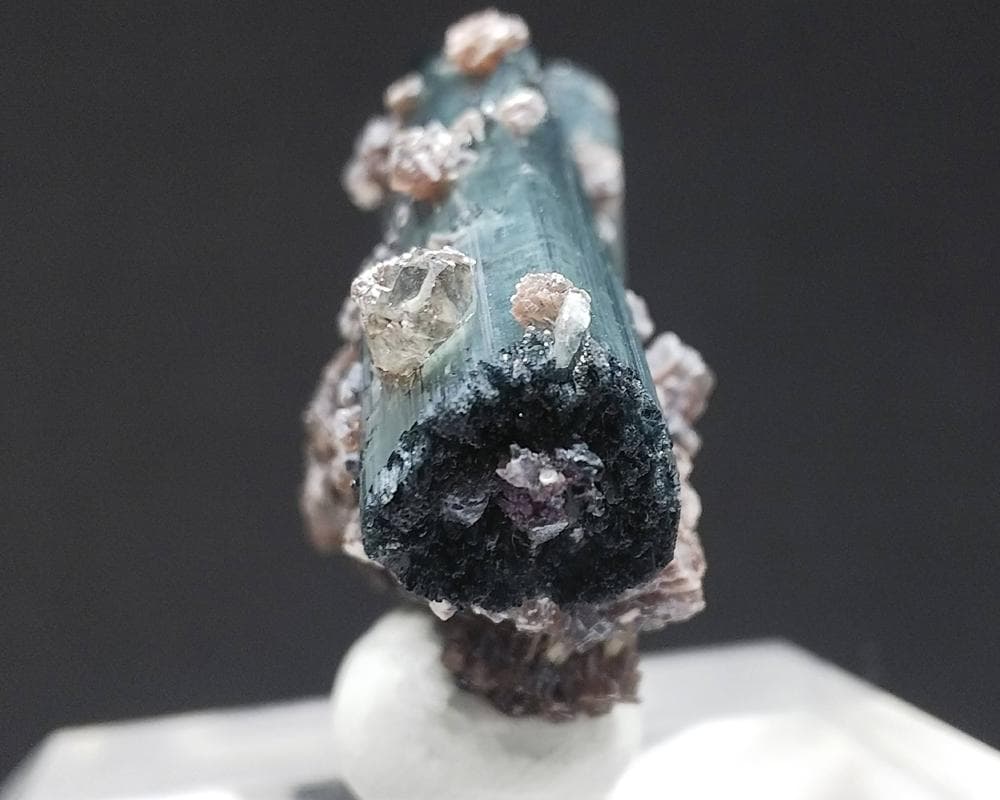 306 エルバイト トルマリン with レピドライト＆クォーツ ブラジル産