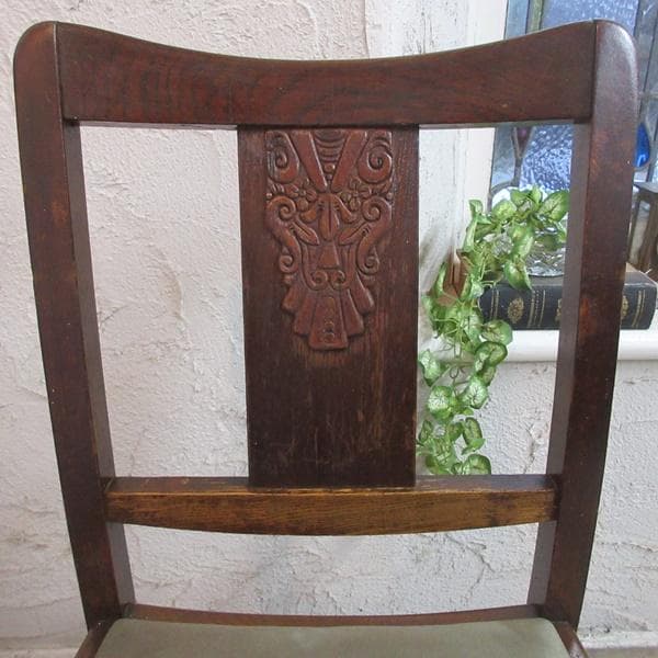 イギリス アンティーク 家具 ダイニングチェア 椅子 イス 英国 4016e