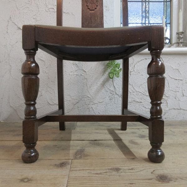 イギリス アンティーク 家具 ダイニングチェア 椅子 イス 英国 4016e