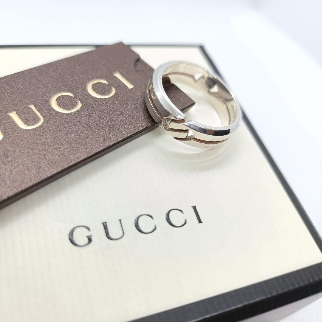 達磨1228様　美品✨️　GUCCI リング　24.5号 インフィニティ　シルバ