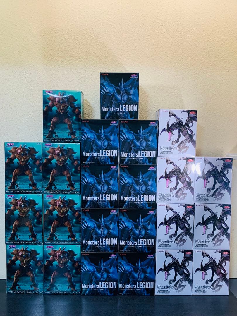 【新品未開封】遊戯王　オベリスクの巨神兵・エクゾディア・真紅眼の黒竜　23体