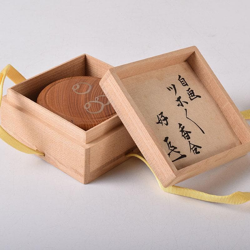 茶道具　而妙斎(宗左) 好　不審庵　自画　ツボツボ香合　共箱　M　R8313