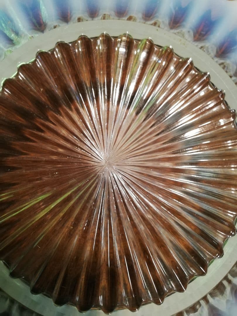 明治、大正時代の乳白色大皿