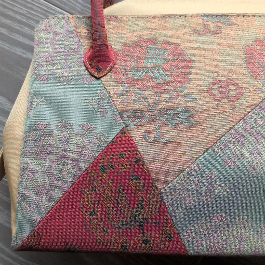 和装バッグ　職人　着物　バッグ　龍村美術織物