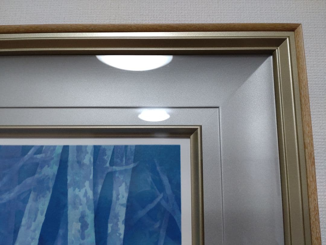 断捨離中　東山魁夷　新復刻版画　『白馬の森』　500部　制作　アトリエMMG