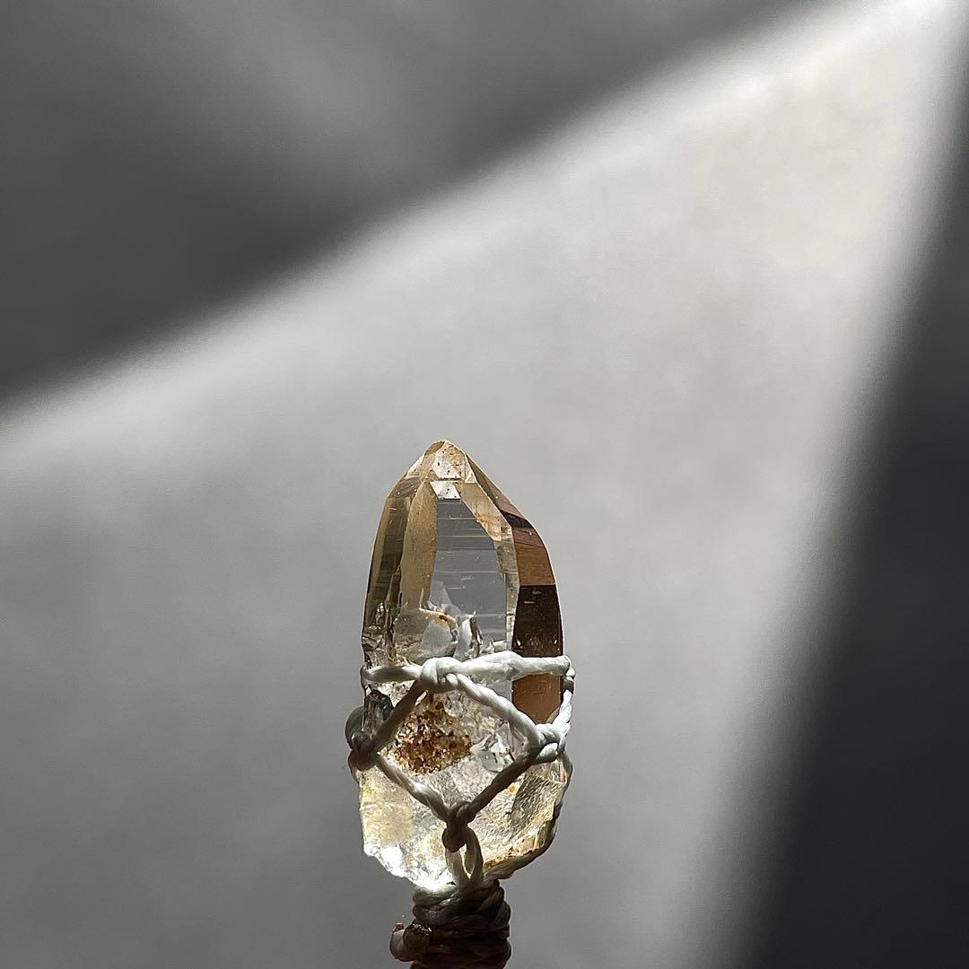 ヒマラヤ水晶 ガネッシュヒマール ＊ マクラメペンダント 29