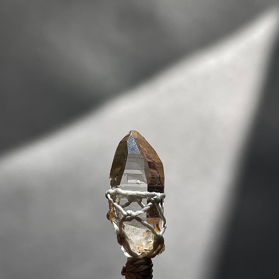 ヒマラヤ水晶 ガネッシュヒマール ＊ マクラメペンダント 29