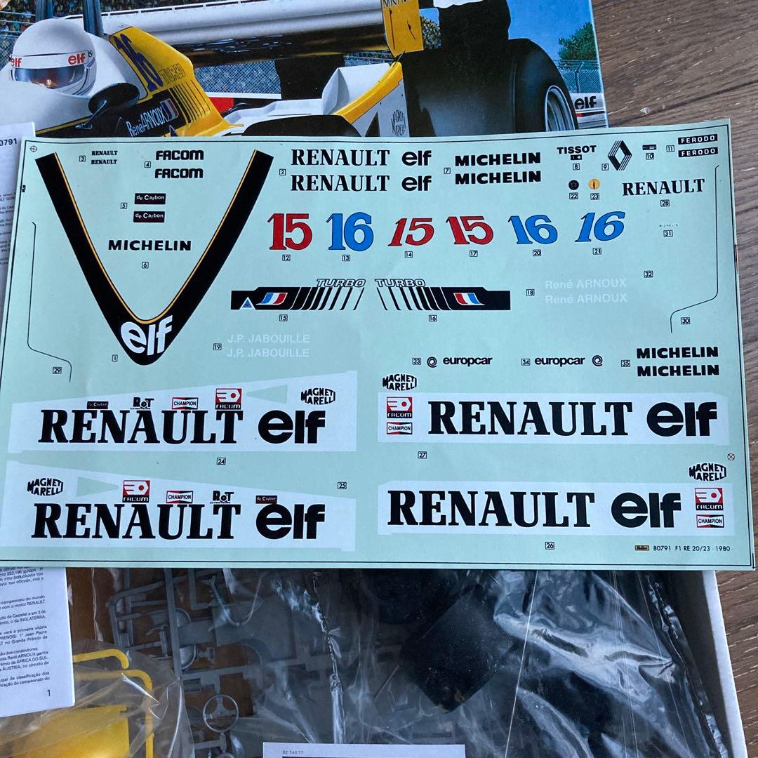 Heller 1/12 RENAULT ルノーF-1 RE20/23 1980