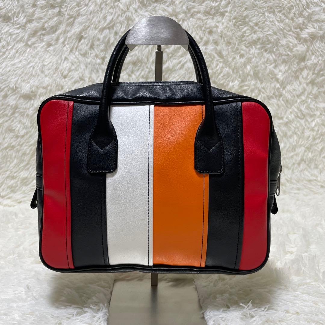 ✨未使用級✨　希少　コムデギャルソン　ハンドバッグ　マルチカラー　レザー