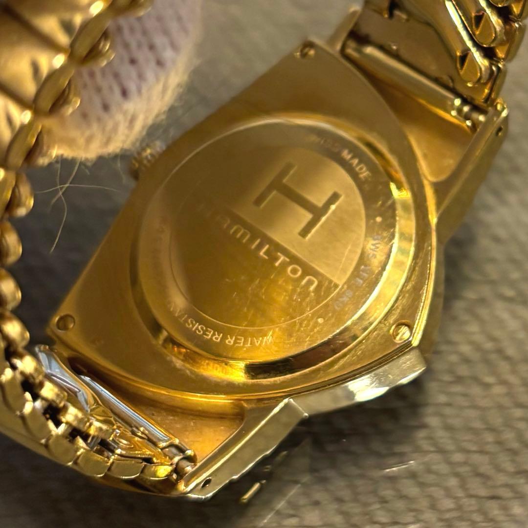 美品！HAMILTON ハミルトン　ベンチュラ　ゴールド　腕時計　メンズ
