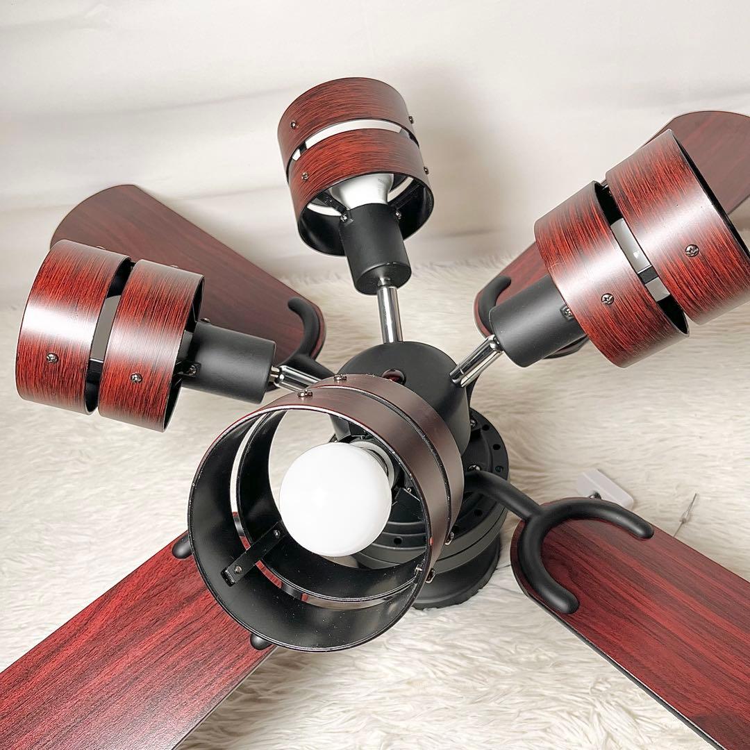 【美品】SIS シーリングファンライト ウッド調 2024年製　現行品