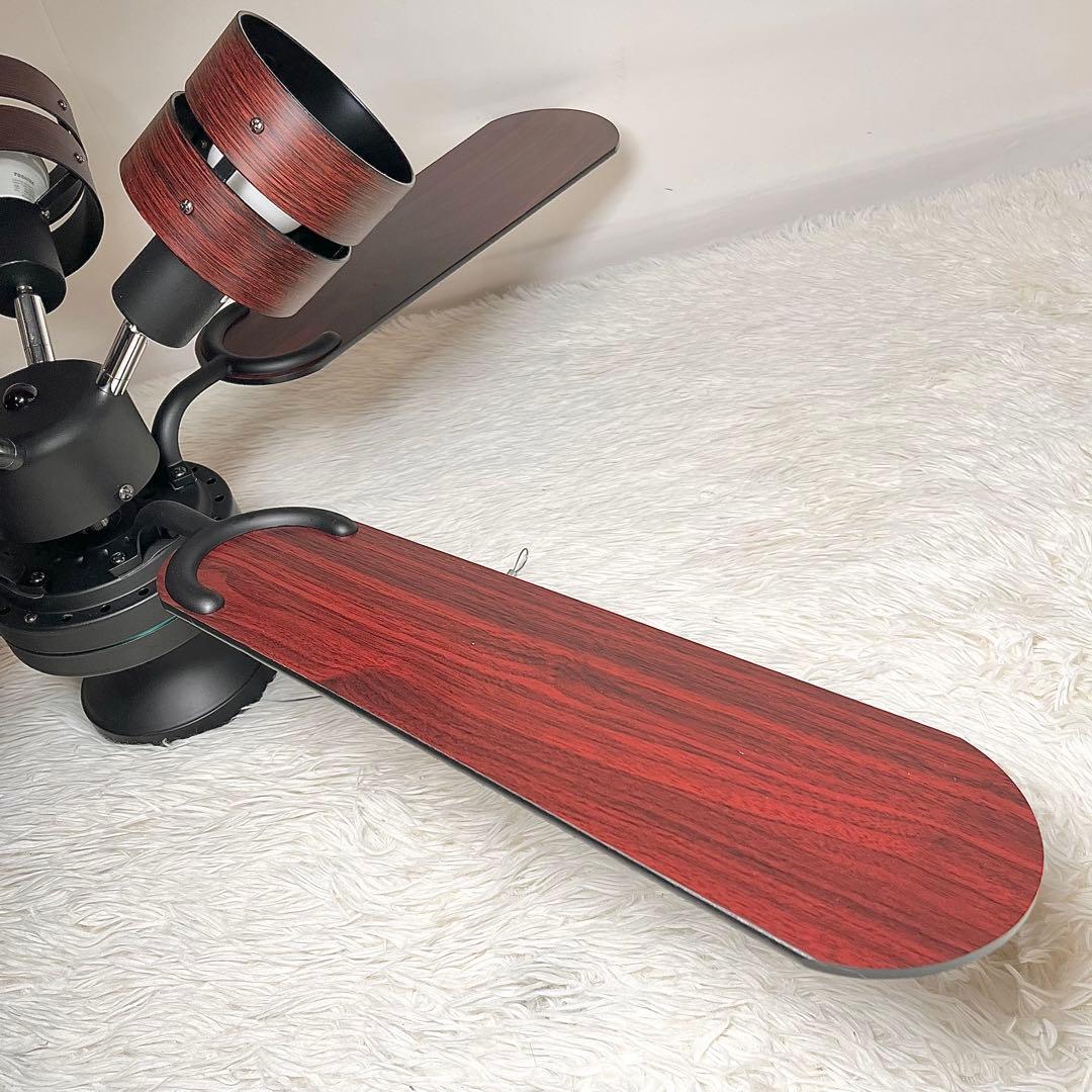 【美品】SIS シーリングファンライト ウッド調 2024年製　現行品