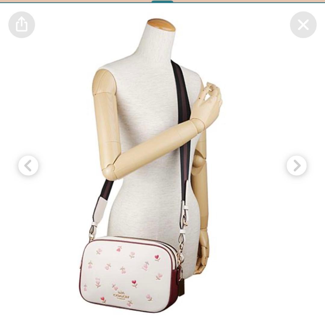 未使用　COACH コーチ　ショルダーバッグ　スマホショルダー　ミニバッグ　本革