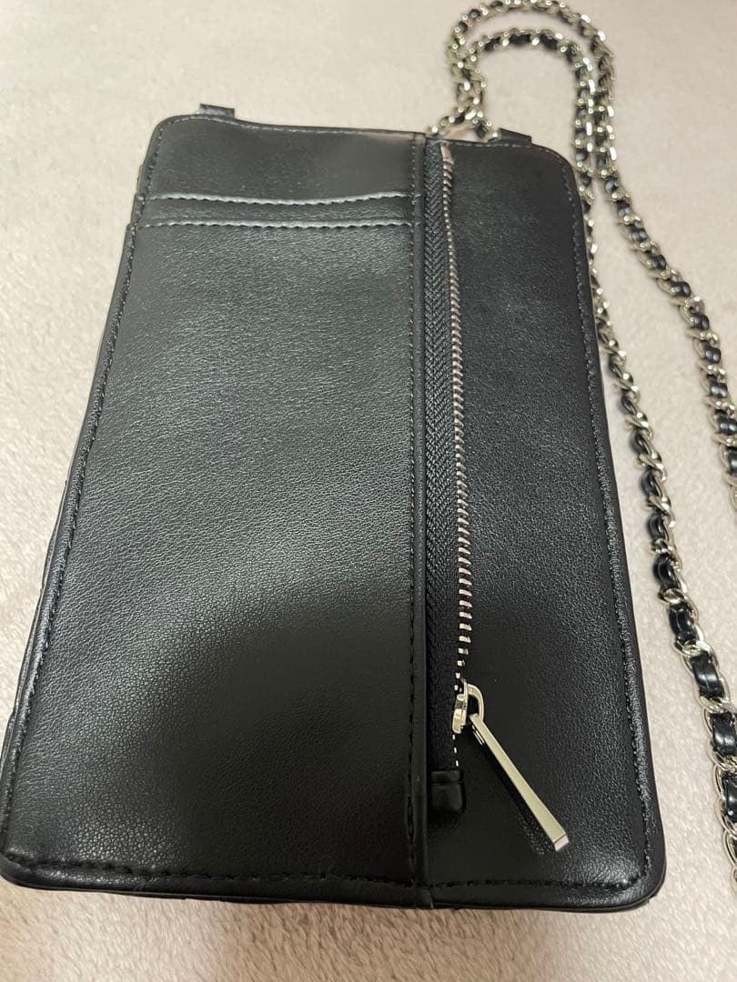 JILLSTUART キルティング ブラック スマホショルダーバッグ