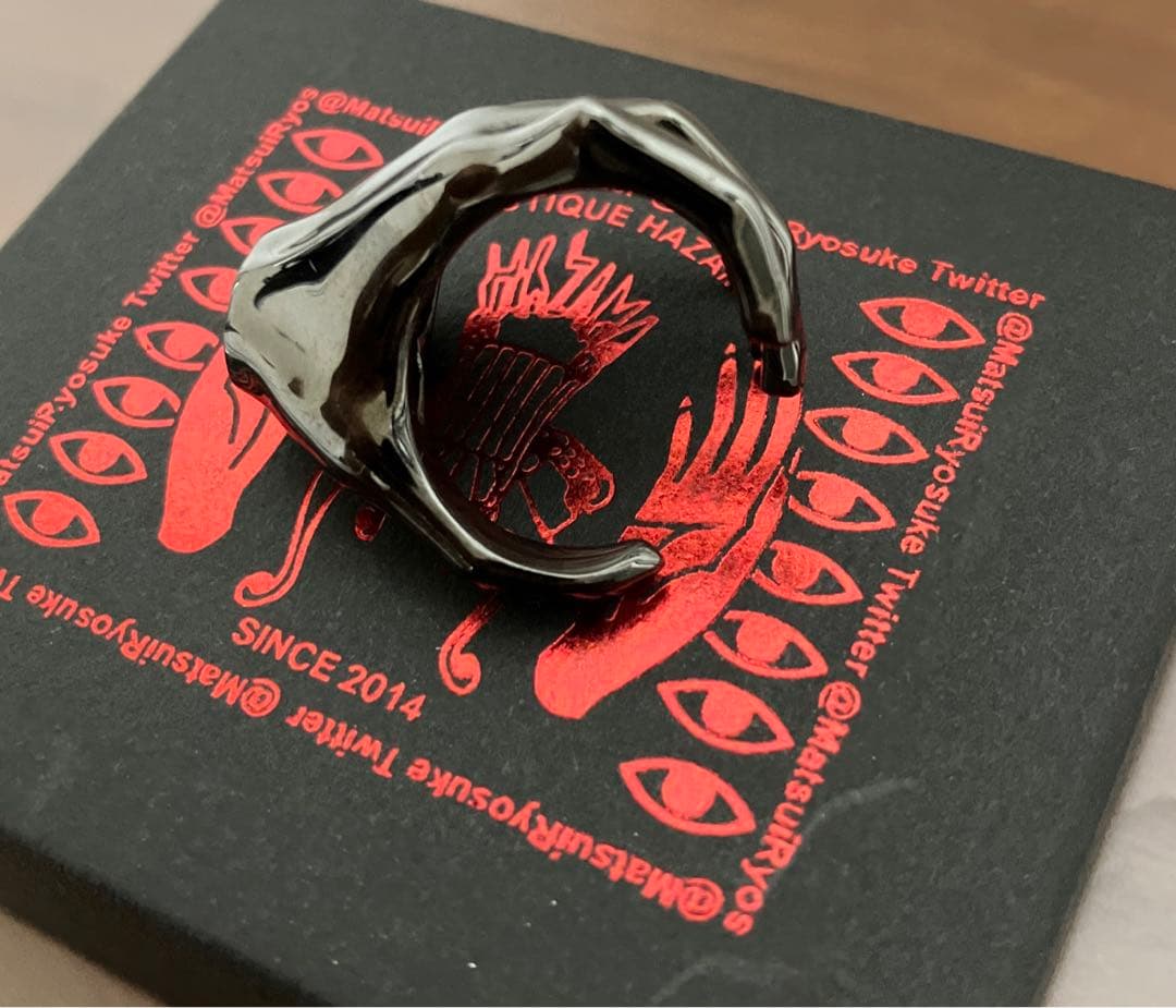 hazama 惹きずり込まれる運命のリング(15号/ブラック)