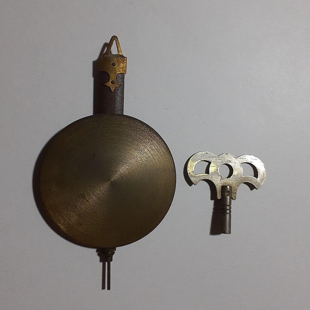 値下げ　動作品 昭和レトロな振り子式柱時計　ゼンマイ式　愛知時計製