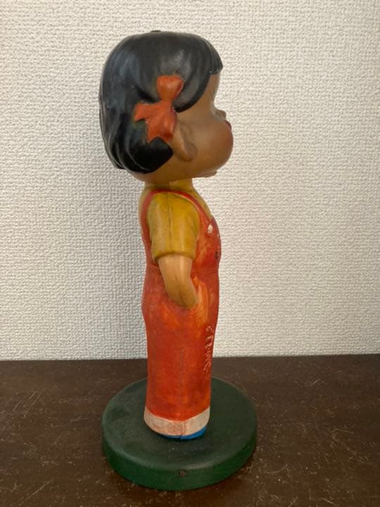 送料込み 貴重 不二家 ミルキー ペコちゃん 首振り人形 昭和レトロ