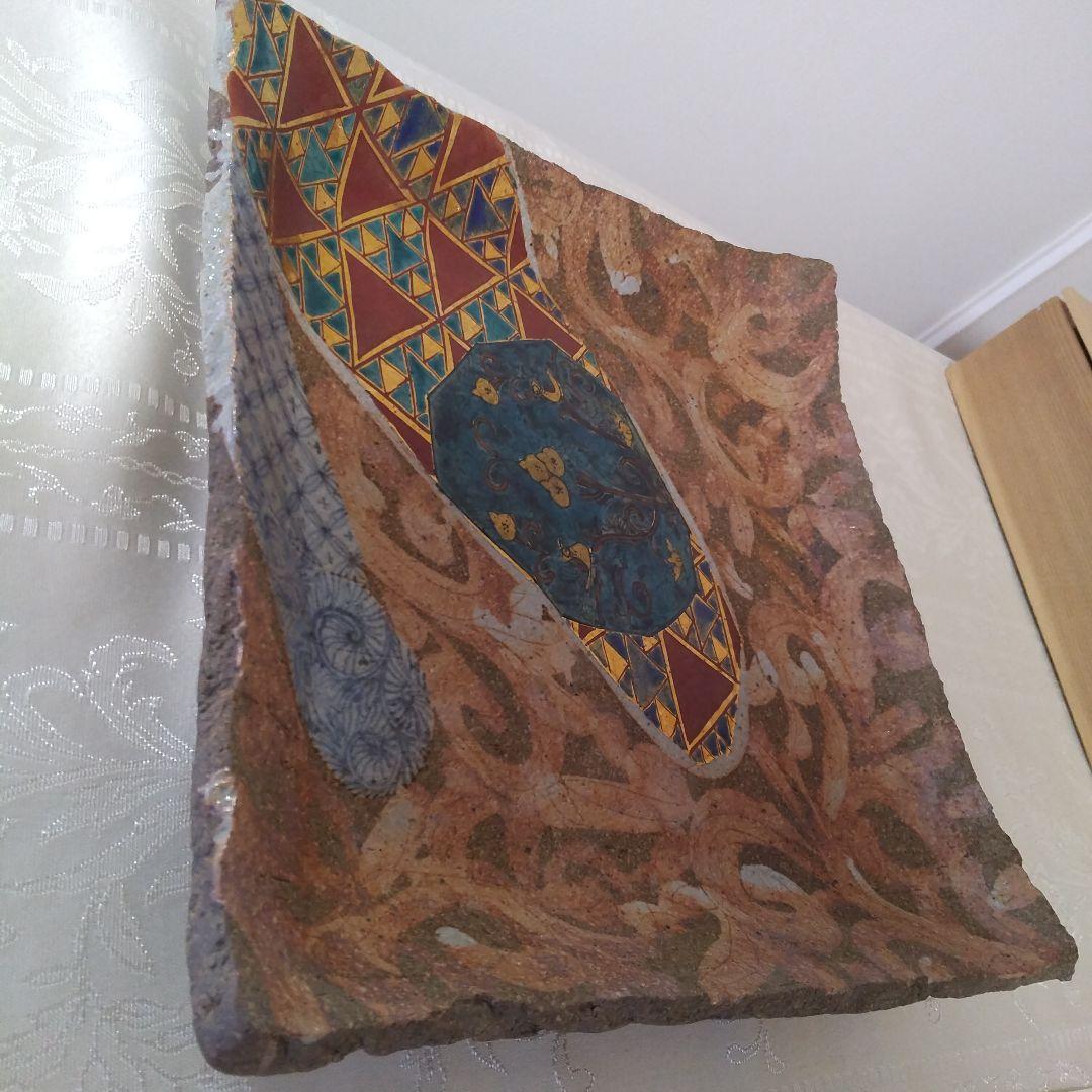 九谷焼 山本長左 飾皿 角皿 工芸品