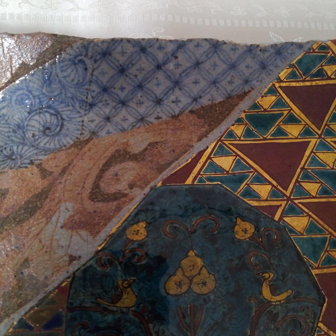 九谷焼 山本長左 飾皿 角皿 工芸品